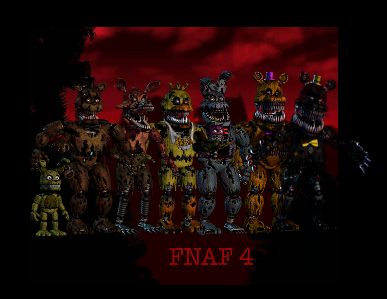 Animatroniques FNAF 4